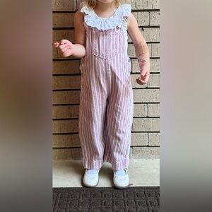 Striped Pink and White Pants